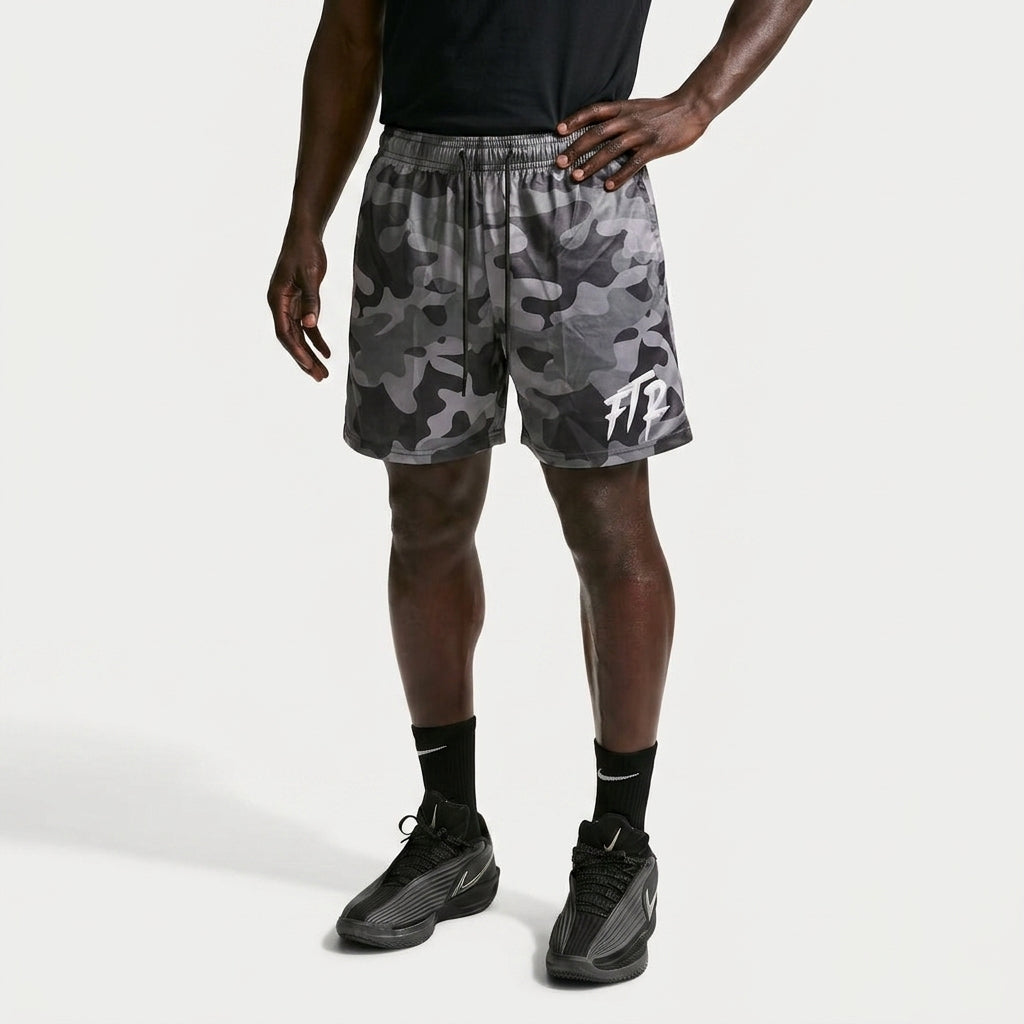 FTR ‘SMOKE CAMO’
MESH SHORTS