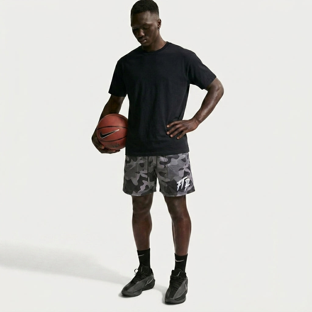FTR ‘SMOKE CAMO’
MESH SHORTS