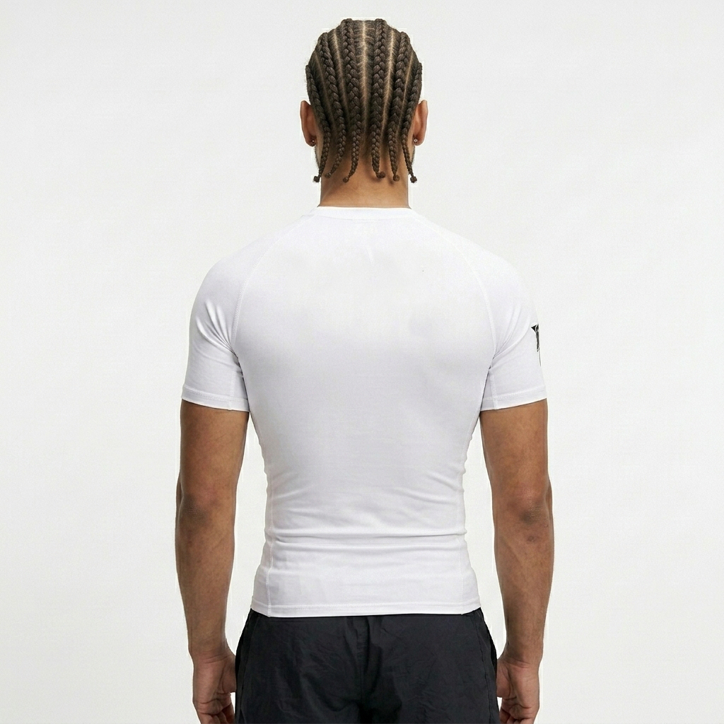 FTR ‘HOME WHITE’ COMPRESSION SHIRT